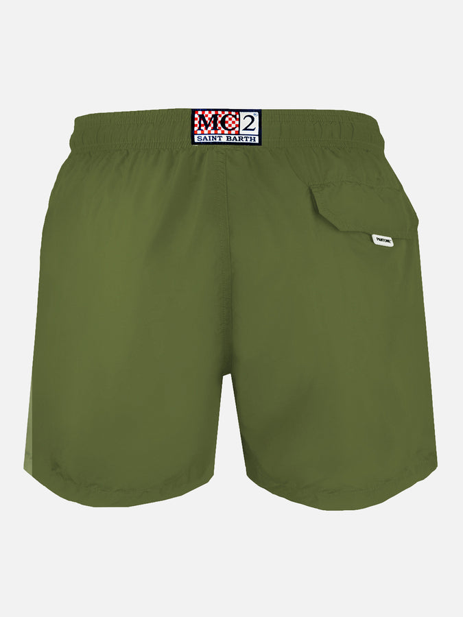 Mc2 Saint Barth Costume Da Bagno Da Uomo Verde Militare | EDIZIONE SPECIALE PANTONE™
