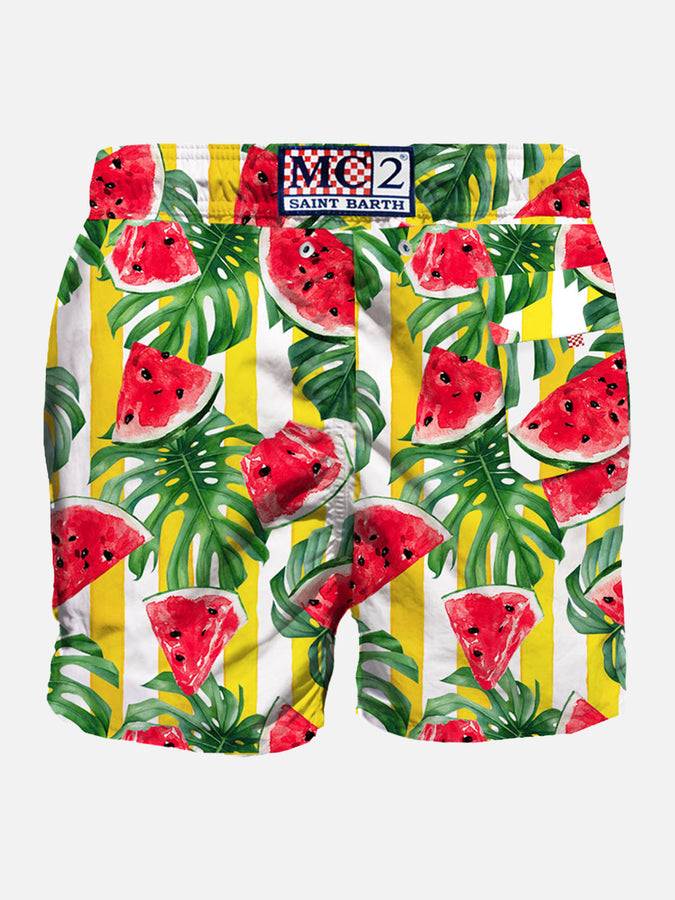 Mc2 Saint Barth Costume Da Bagno Di Media Lunghezza Con Stampa Anguria