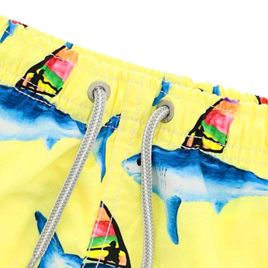 Mc2 Saint Barth Costume Da Bagno Di Media Lunghezza Con Stampa Squali