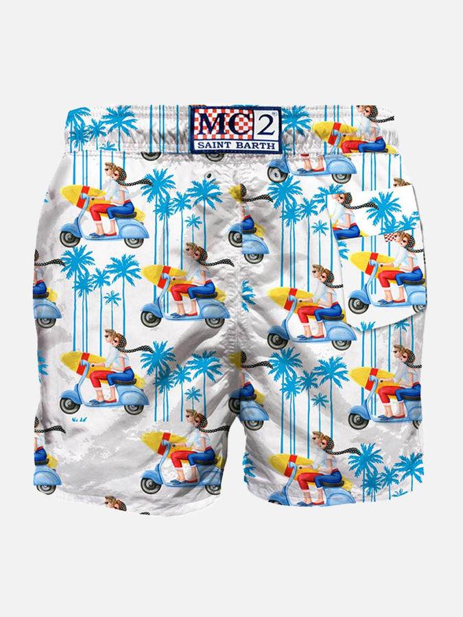 Mc2 Saint Barth Costume Da Bagno Di Media Lunghezza Oh Vespa®! - Vespa® Special Edition