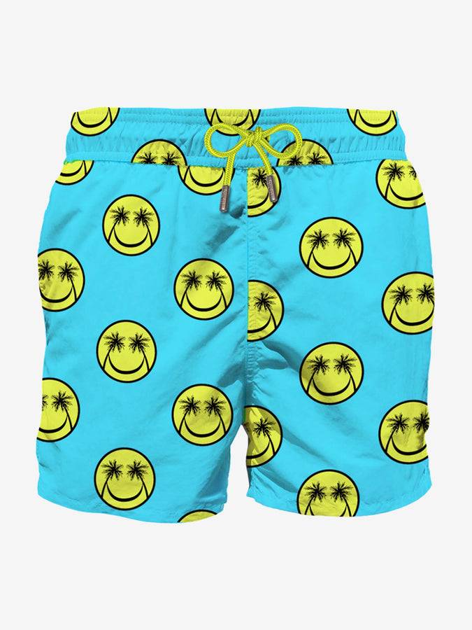Mc2 Saint Barth Costume da bagno di media lunghezza Palm smile
