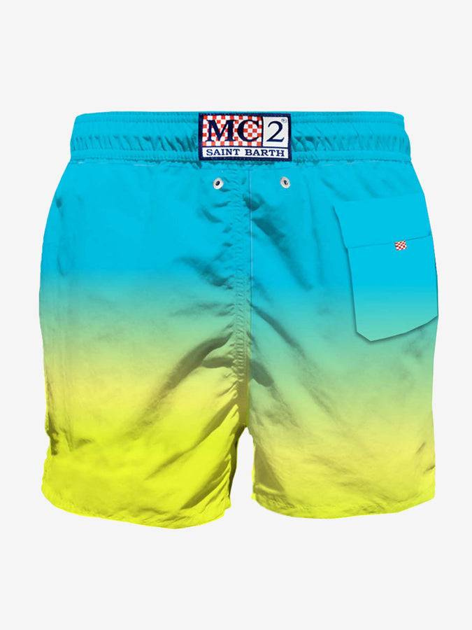Mc2 Saint Barth Costume Da Bagno Di Media Lunghezza Tie Dye Con Ricami
