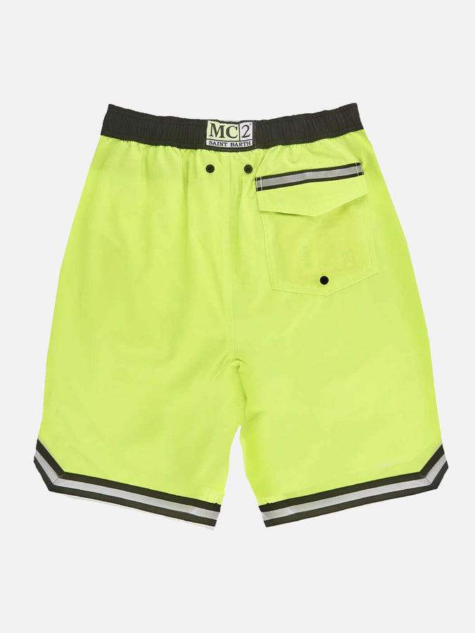 Mc2 Saint Barth Costume Da Bagno Giallo Fluo Stile Surf