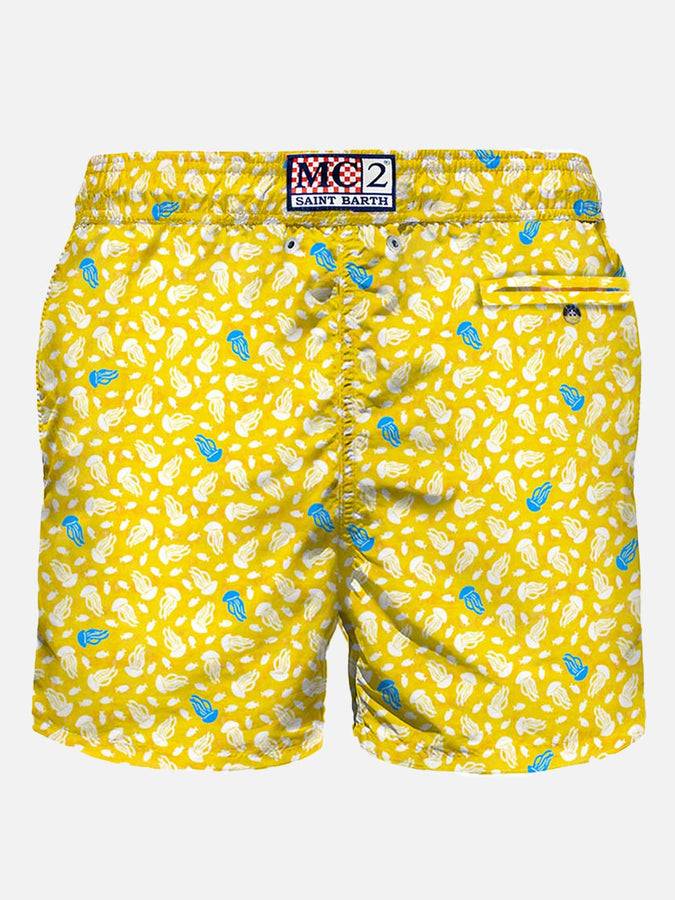 Mc2 Saint Barth Costume Da Bagno In Tessuto Leggero Stampa Meduse