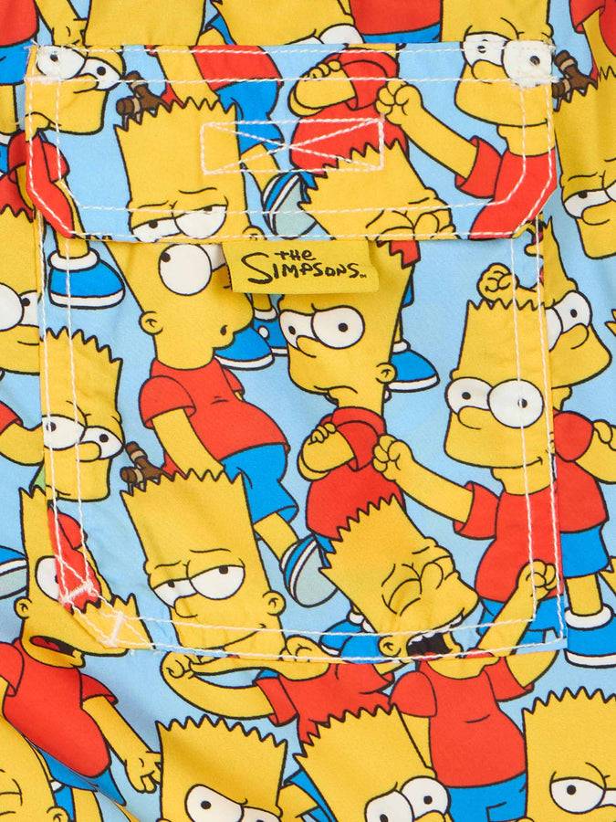 Mc2 Saint Barth Costume Da Bagno Jean Da Ragazzo Di Media Lunghezza Con Stampa Bart Simpson | L'EDIZIONE SPECIALE SIMPSON