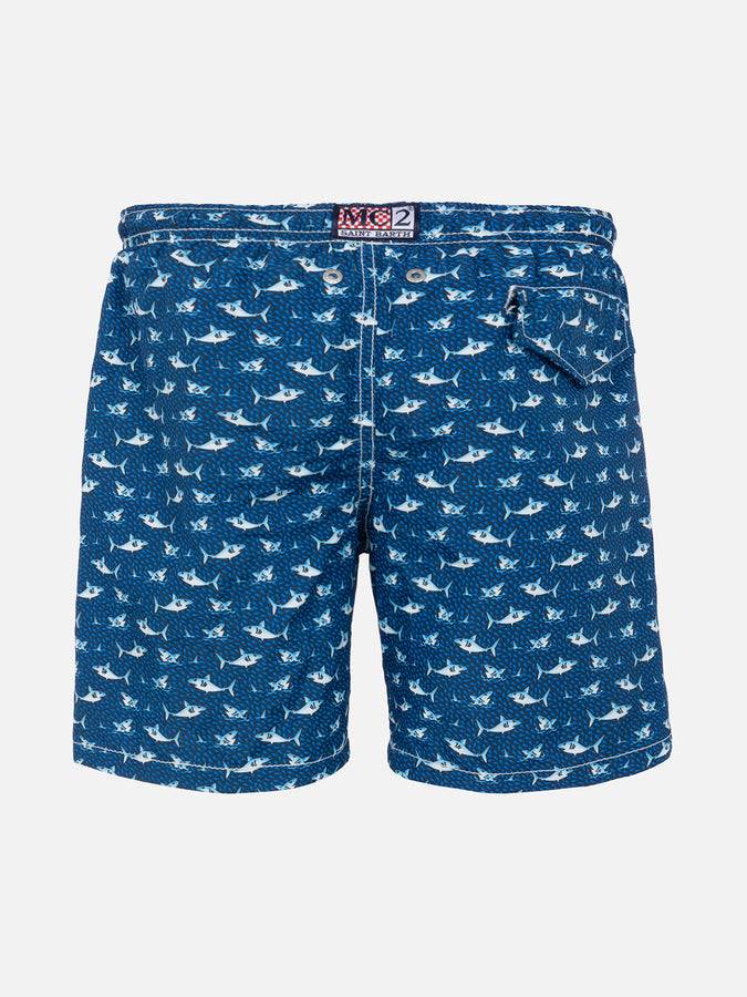 Mc2 Saint Barth Costume Da Bagno Leggero Da Bambino Micro Sharks