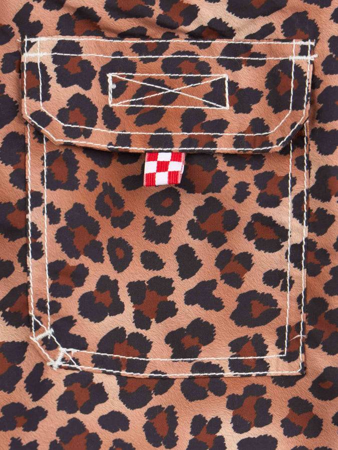 Mc2 Saint Barth Costume Da Bagno Medio Per Bambino In Jean Con Stampa Animalier