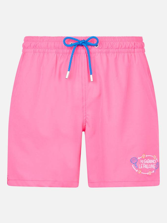 Mc2 Saint Barth Costume da bagno uomo Comfort con ricamo Mi girano le palline | EDIZIONE SPECIALE INSULTI LUMINOSI