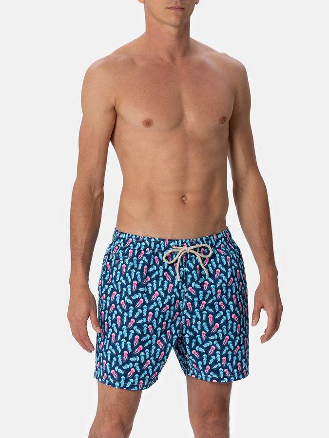 Mc2 Saint Barth Costume Da Bagno Uomo Comfort Light Con Stampa Meduse