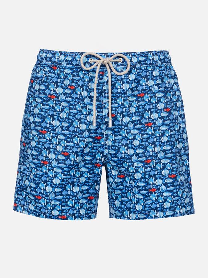 Mc2 Saint Barth Costume da bagno uomo Comfort Light con stampa pesci
