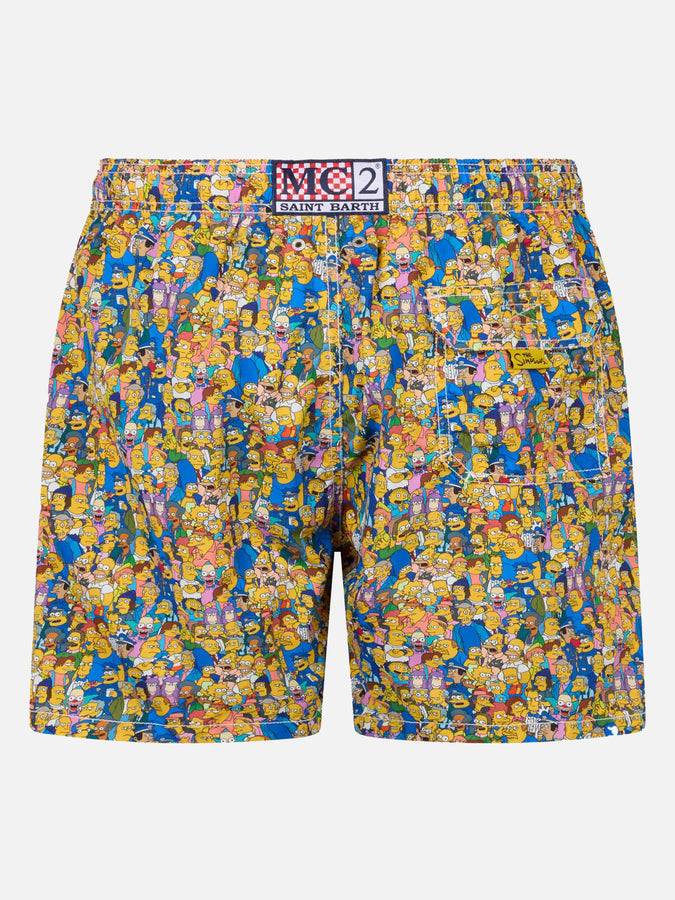 Mc2 Saint Barth Costume Da Bagno Uomo In Tessuto Leggero Lighting Micro Fantasy Con Stampa Della Famiglia The Simpsons | EDIZIONE SPECIALE I SIMPSON