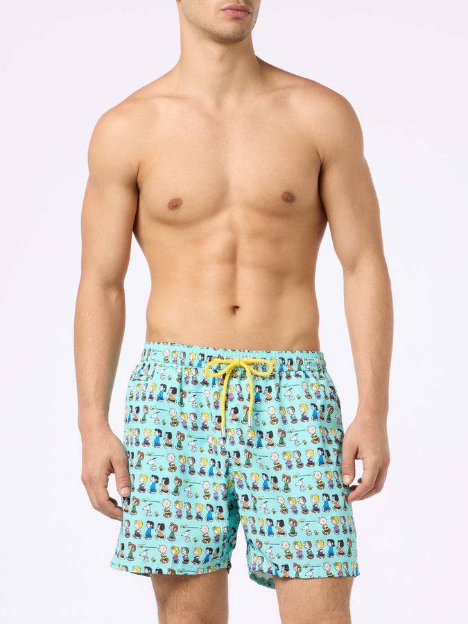 Mc2 Saint Barth Costume Da Bagno Uomo In Tessuto Leggero Lighting Micro Fantasy Con Stampa Peanuts | EDIZIONE SPECIALE SNOOPY PEANUTS™