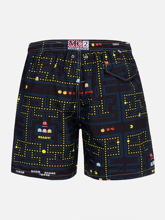 Mc2 Saint Barth Costume Da Bagno Uomo In Tessuto Leggero Lighting Con Stampa Pac-Man |PAC-MAN SPECIAL EDITION