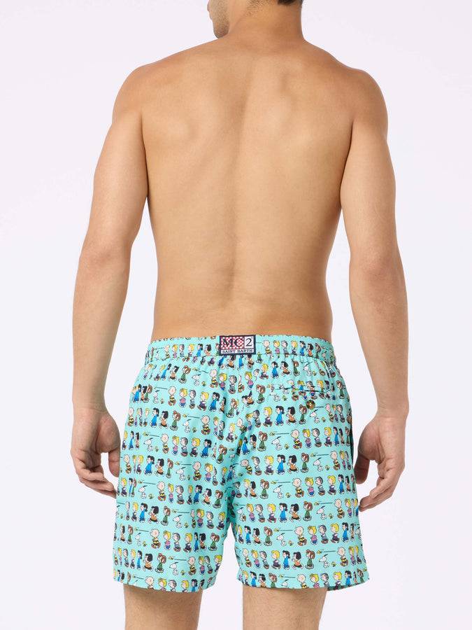 Mc2 Saint Barth Costume Da Bagno Uomo In Tessuto Leggero Lighting Micro Fantasy Con Stampa Peanuts | EDIZIONE SPECIALE SNOOPY PEANUTS™