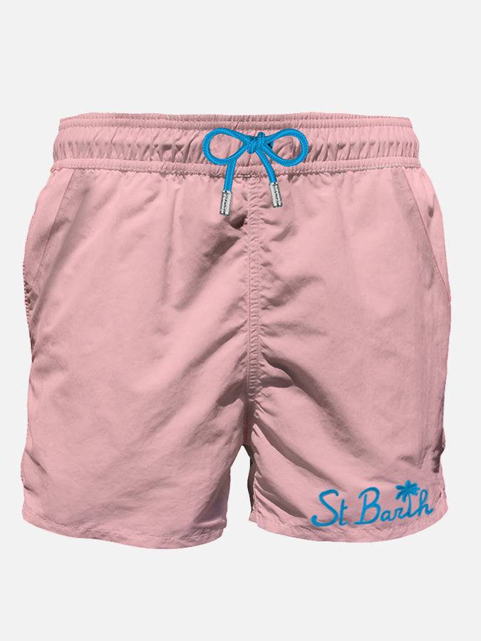 Mc2 Saint Barth Costume da bagno uomo rosa con taschino