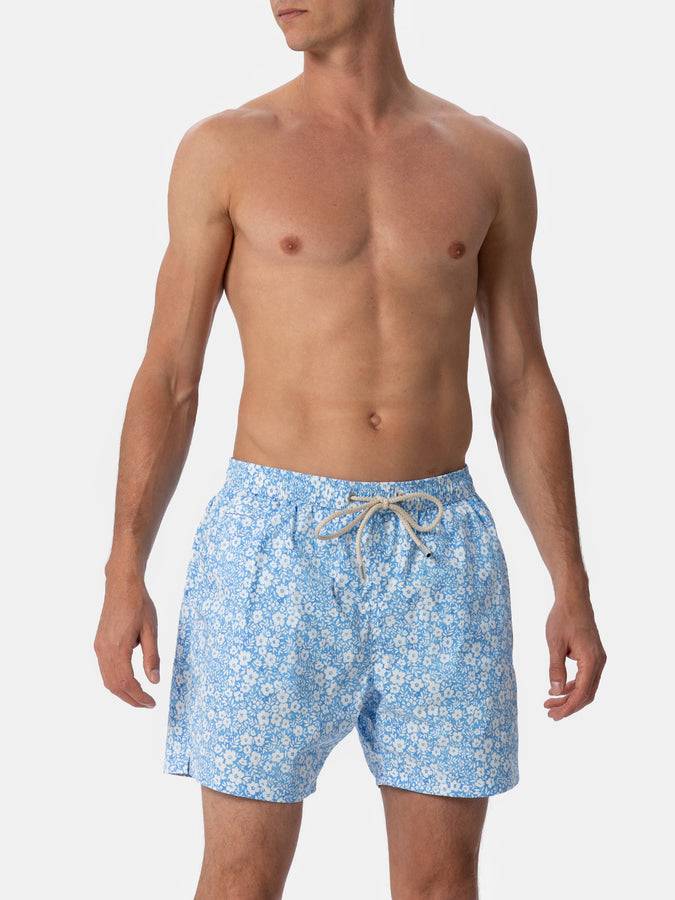 Mc2 Saint Barth Costume Da Uomo Comfort Light Con Stampa Fiori