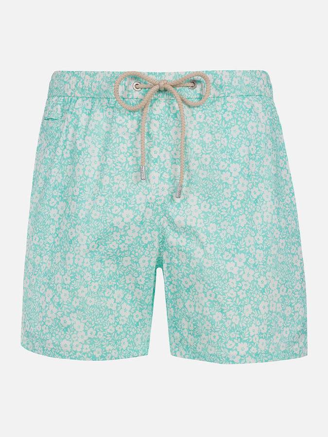 Mc2 Saint Barth Costume da uomo Comfort Light con stampa fiori
