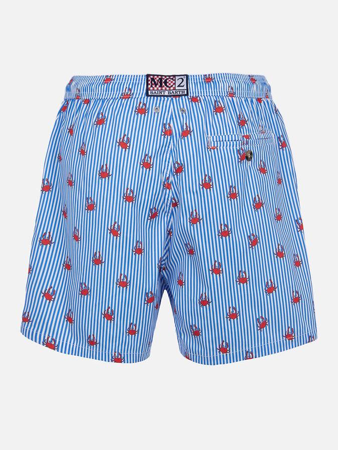 Mc2 Saint Barth Costume Da Uomo Comfort Light Con Stampa Granchi