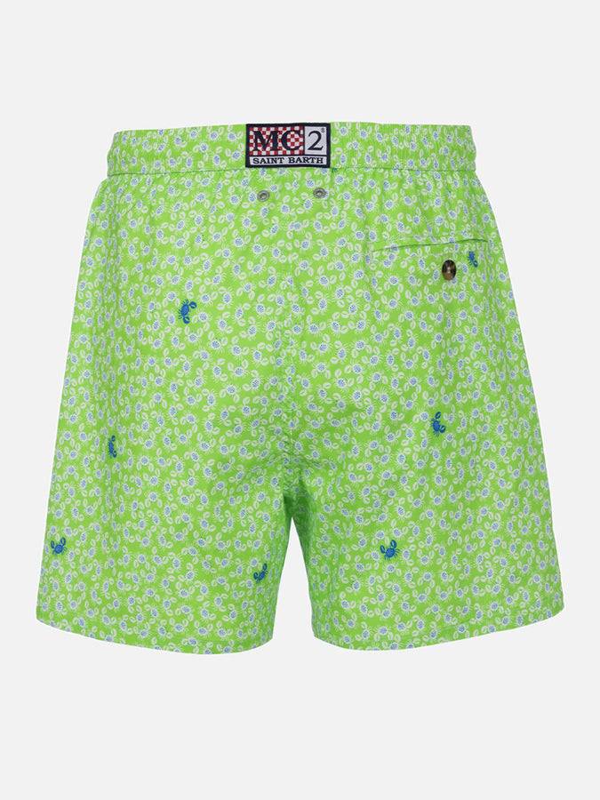 Mc2 Saint Barth Costume Da Uomo Comfort Light Con Stampa Granchi