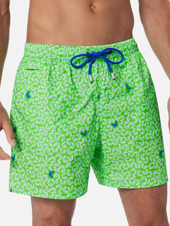Mc2 Saint Barth Costume Da Uomo Comfort Light Con Stampa Granchi