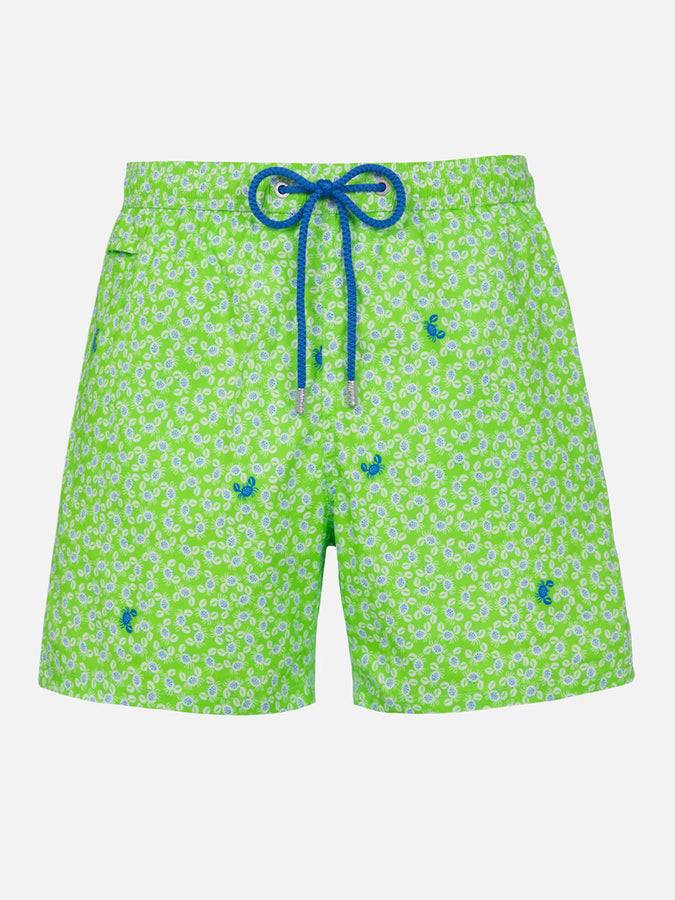Mc2 Saint Barth Costume da uomo Comfort Light con stampa granchi