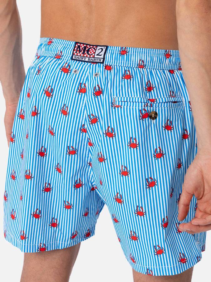 Mc2 Saint Barth Costume Da Uomo Comfort Light Con Stampa Granchi