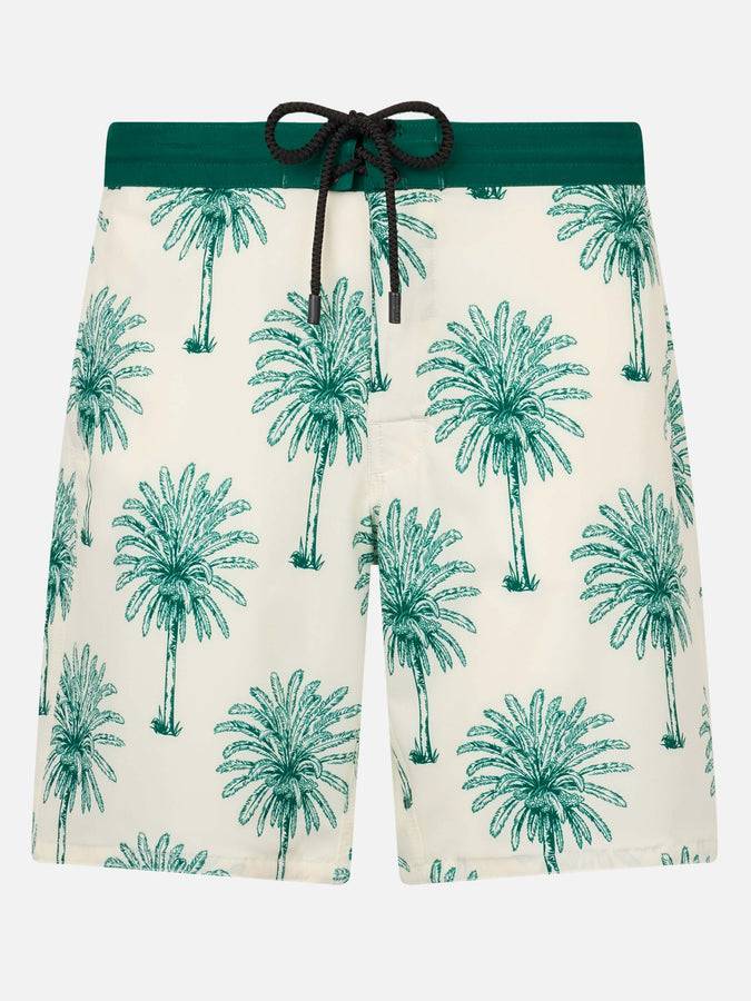 Mc2 Saint Barth Costume da uomo Comfort Surf con stampa palme