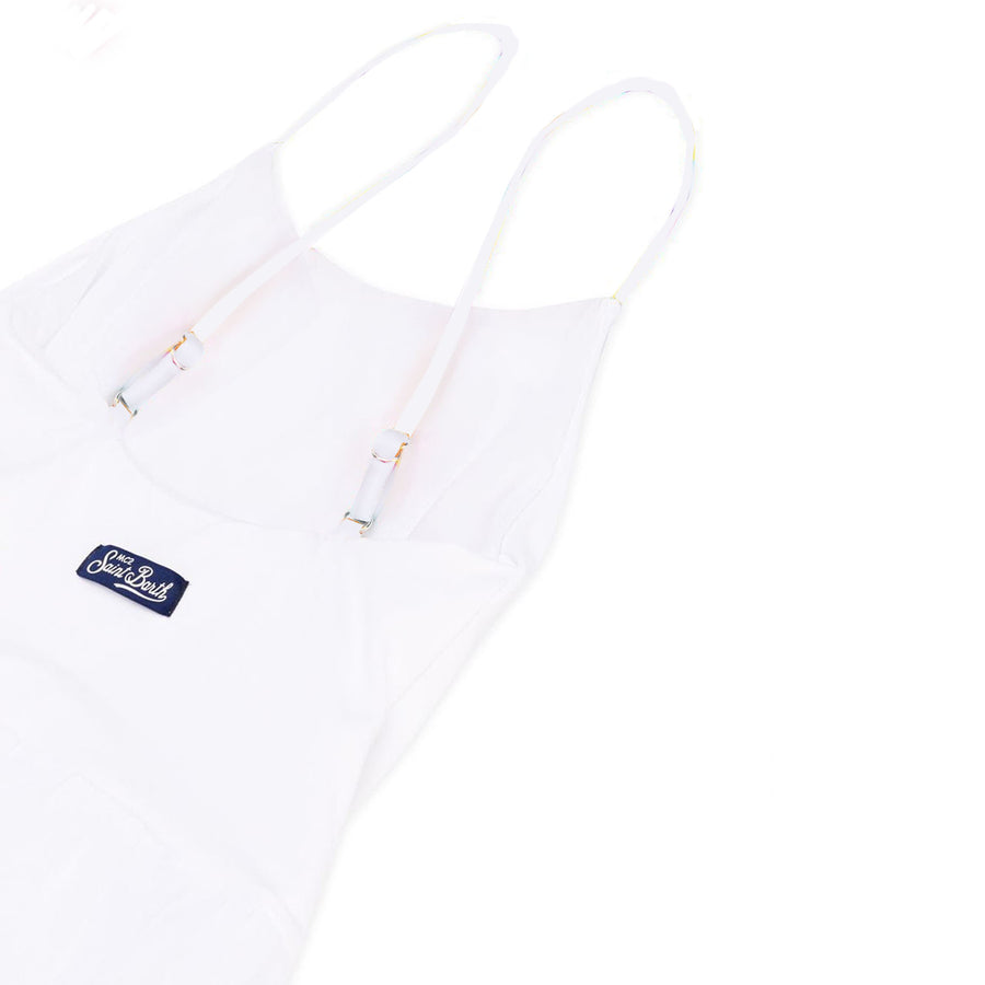 Mc2 Saint Barth Costume Intero Da Bambina Con Volant In Tulle