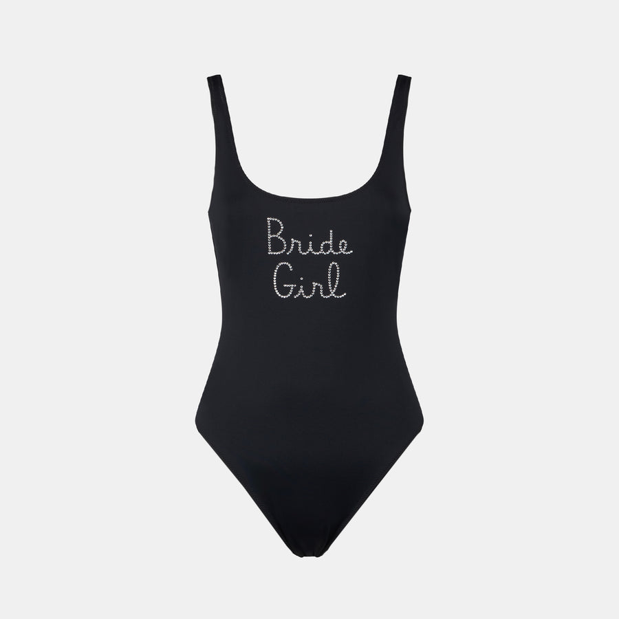 Mc2 Saint Barth Costume Intero Da Donna Con Ricamo Strass Bride Girl