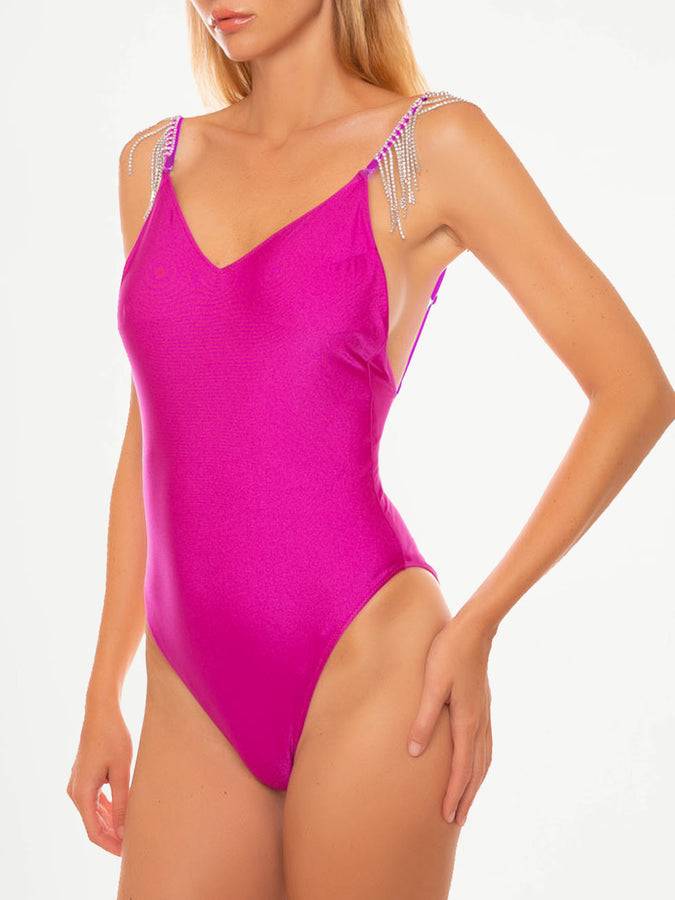 Mc2 Saint Barth Costume Intero Da Donna Fucsia | COLLEZIONE APERIKINI