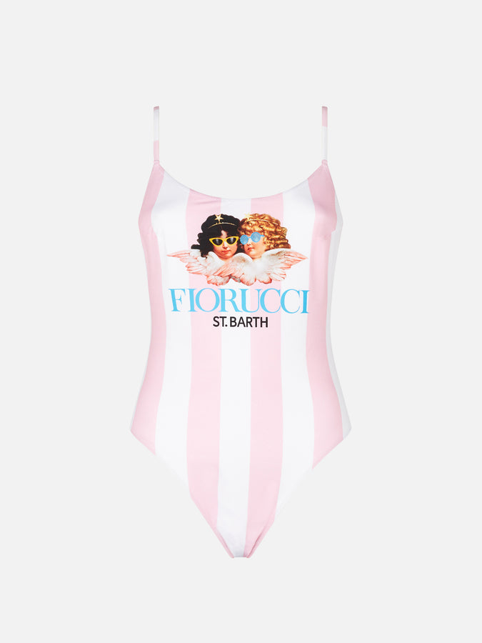 Mc2 Saint Barth Costume Intero Fiorucci Stripes Angels | FIORUCCI EDIZIONE SPECIALE