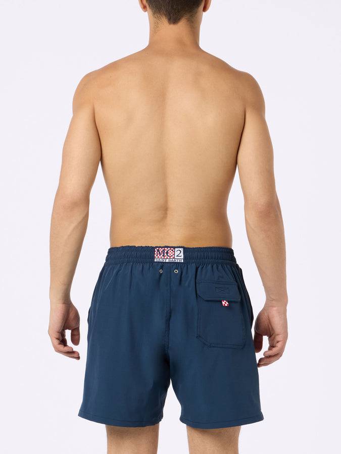 Mc2 Saint Barth Costume Uomo Comfort Con Ricamo Dal Padel Alla Brace | EDIZIONE SPECIALE INSULTI LUMINOSI