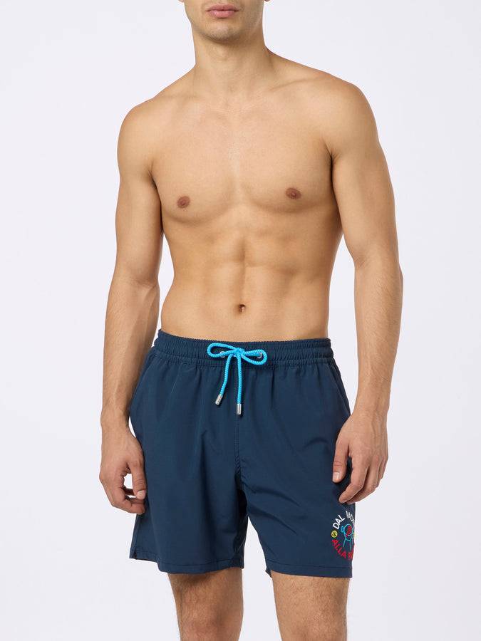 Mc2 Saint Barth Costume Uomo Comfort Con Ricamo Dal Padel Alla Brace | EDIZIONE SPECIALE INSULTI LUMINOSI