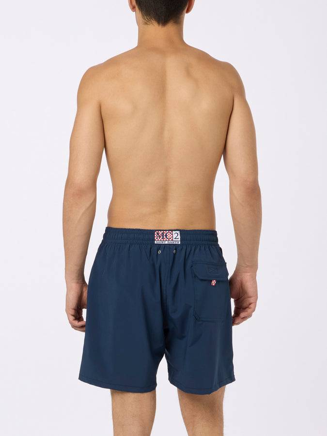 Mc2 Saint Barth Costume Uomo Comfort Con Ricamo Dal Padel Alla Brace | EDIZIONE SPECIALE INSULTI LUMINOSI