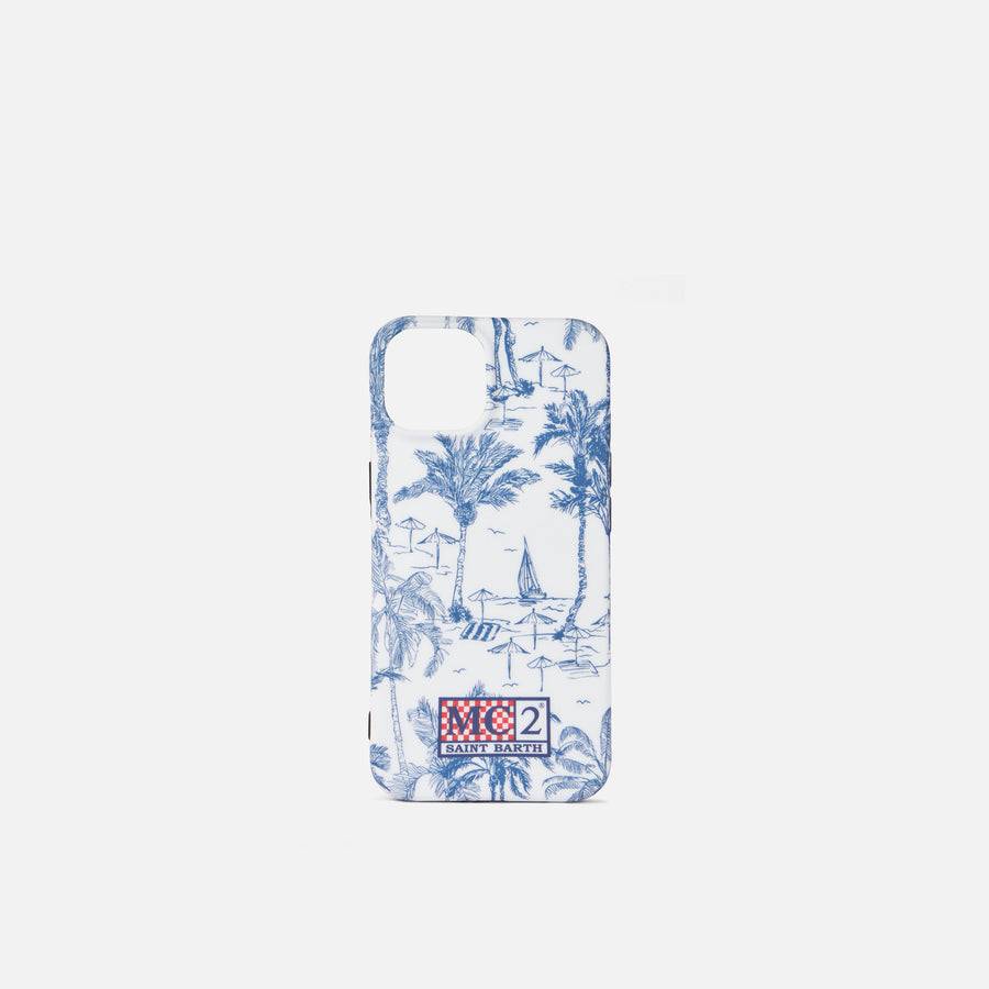 Mc2 Saint Barth Cover per iPhone 13/14 con stampa toile de jouy
