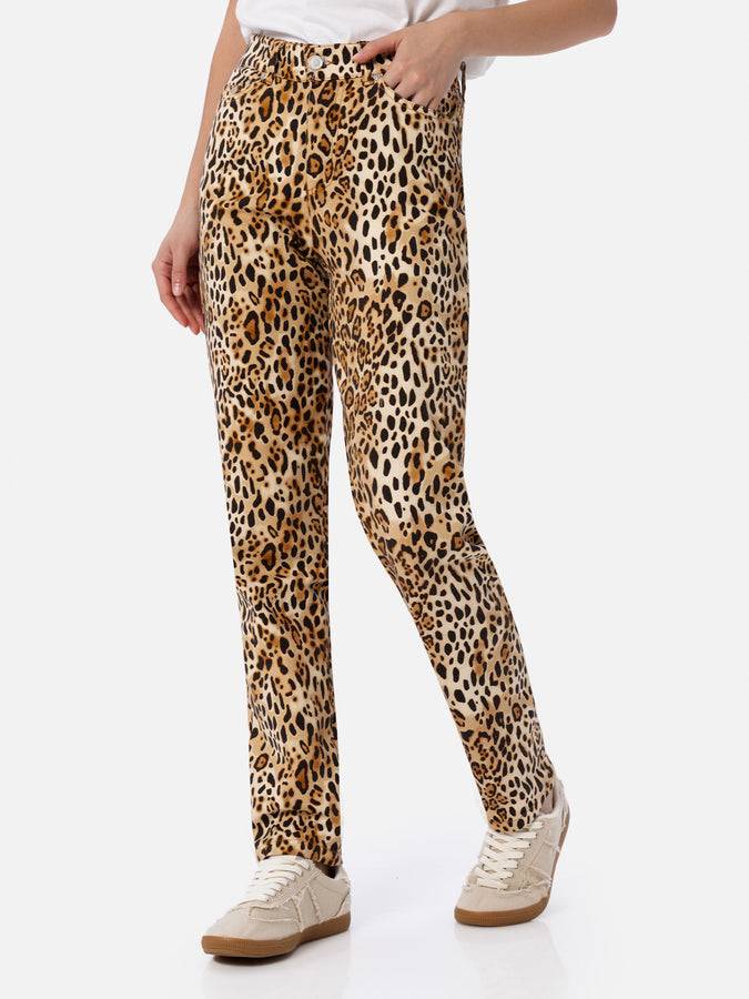 Mc2 Saint Barth Denim da donna stampa animalier Belleville