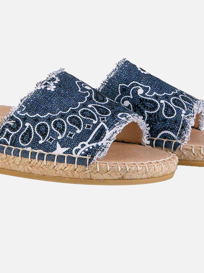 Mc2 Saint Barth Espadrilla Da Donna Con Stampa Bandana