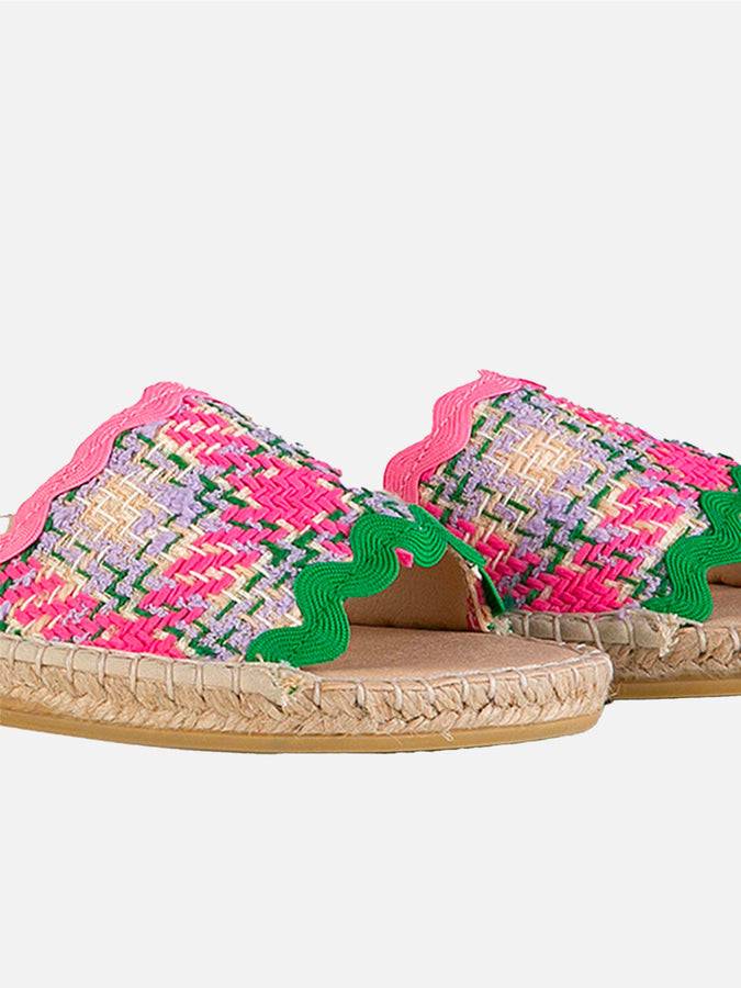 Mc2 Saint Barth Espadrilla Da Donna Con Tweed Multicolor