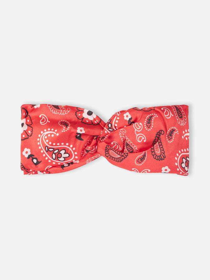 Mc2 Saint Barth Fascia per capelli bandana rossa da donna