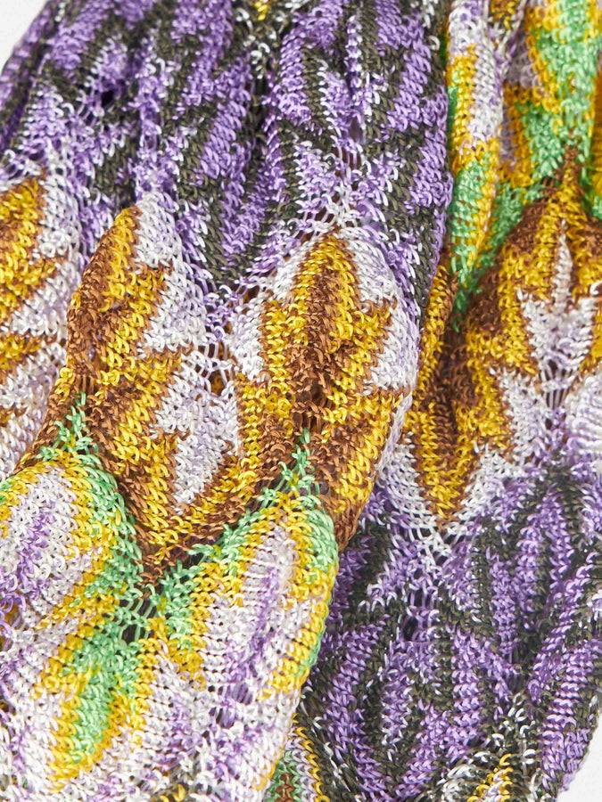 Mc2 Saint Barth Fascia Per Capelli Da Donna Chevron Lilla