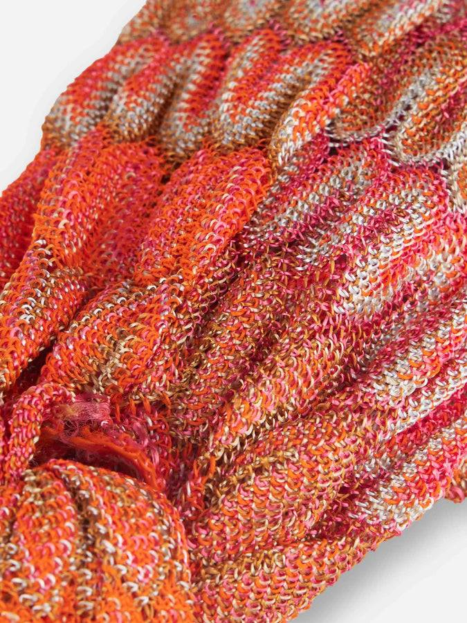 Mc2 Saint Barth Fascia Per Capelli Da Donna Con Motivo Chevron Arancione