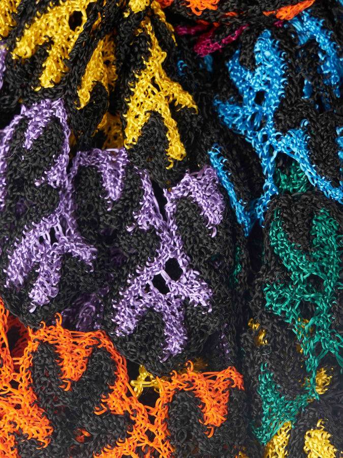 Mc2 Saint Barth Fascia Per Capelli Da Donna In Macramè Multicolore