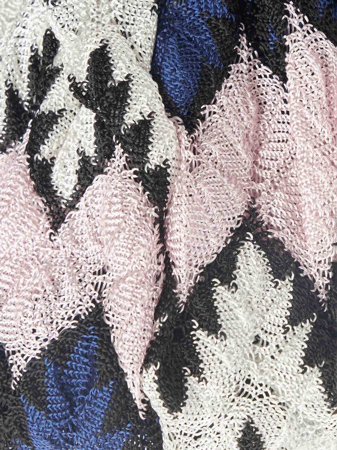 Mc2 Saint Barth Fascia Per Capelli Da Donna Verde Acqua Chevron