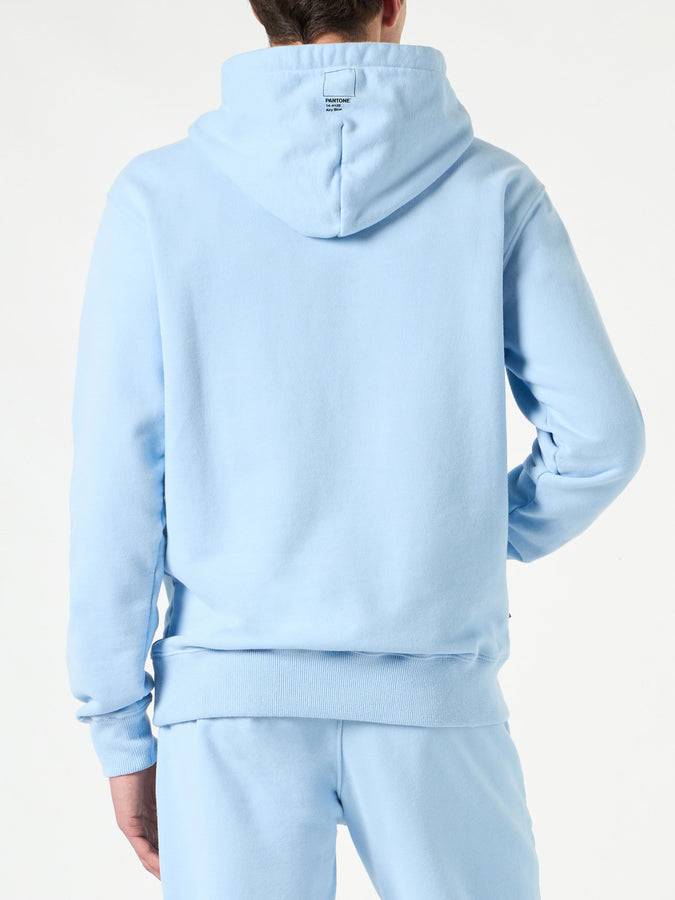 Mc2 Saint Barth Felpa Con Cappuccio Azzurra | Edizione Speciale Pantone™