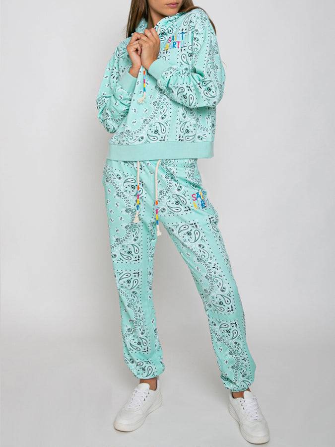 Mc2 Saint Barth Felpa Con Cappuccio Bandana In Cotone Con Ricamo Saint Barth