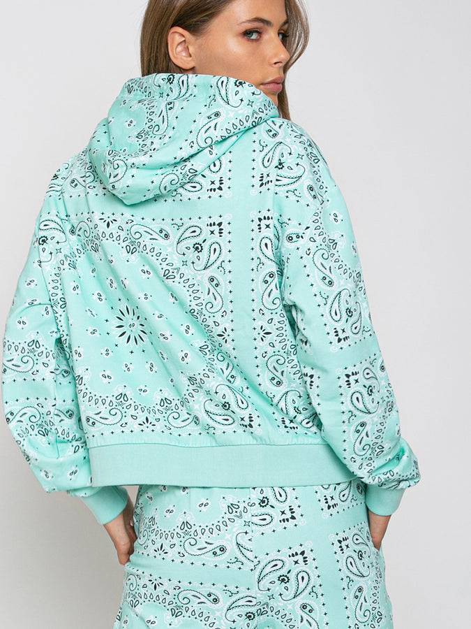 Mc2 Saint Barth Felpa Con Cappuccio Bandana In Cotone Con Ricamo Saint Barth