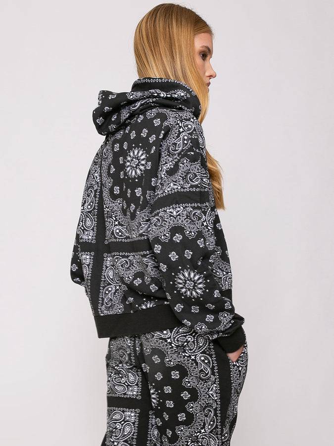 Mc2 Saint Barth Felpa Con Cappuccio Bandana In Cotone Con Ricamo Saint Barth