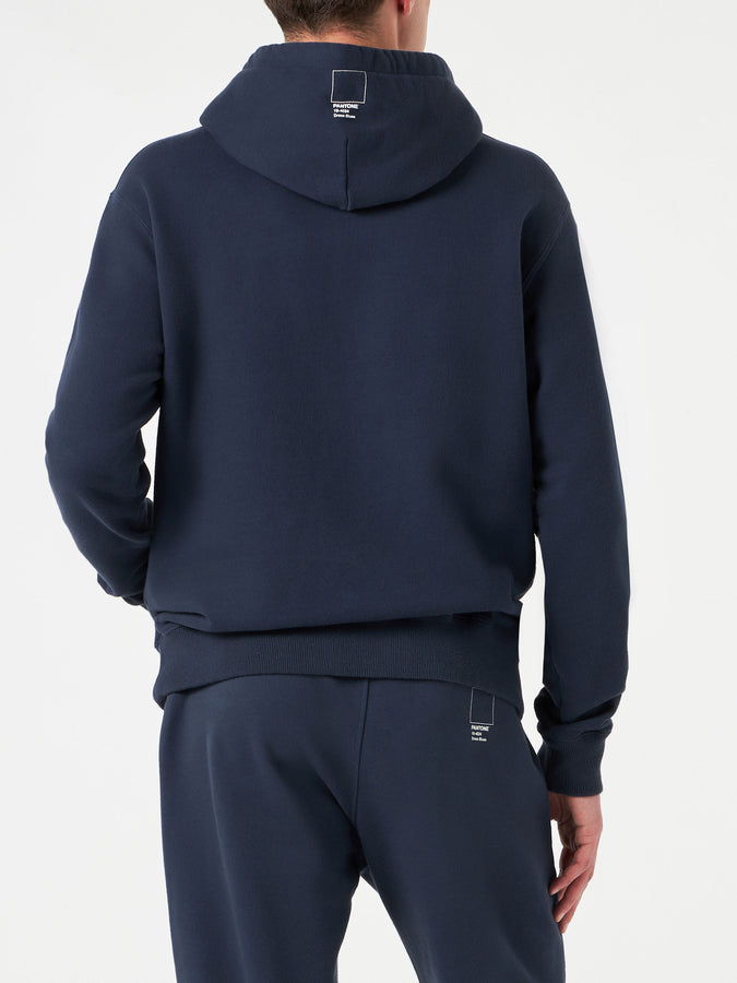 Mc2 Saint Barth Felpa Con Cappuccio Blu | Edizione Speciale Pantone™