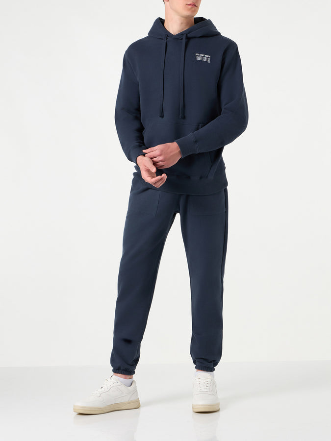 Mc2 Saint Barth Felpa Con Cappuccio Blu | Edizione Speciale Pantone™