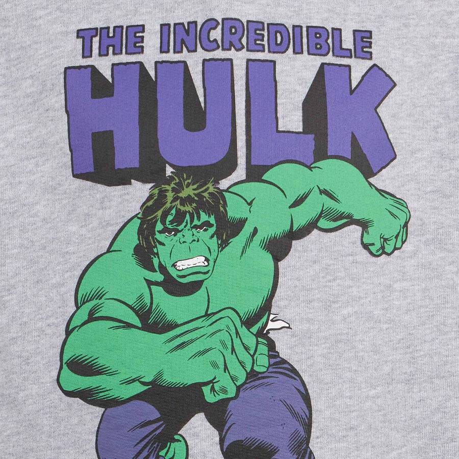 Mc2 Saint Barth Felpa Con Cappuccio Da Bambino Con Stampa The Incredibile Hulk | EDIZIONE SPECIALE MARVEL